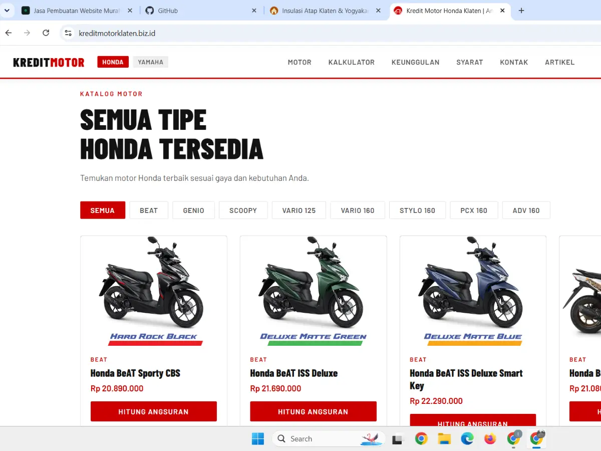 Website Produk Penjualan